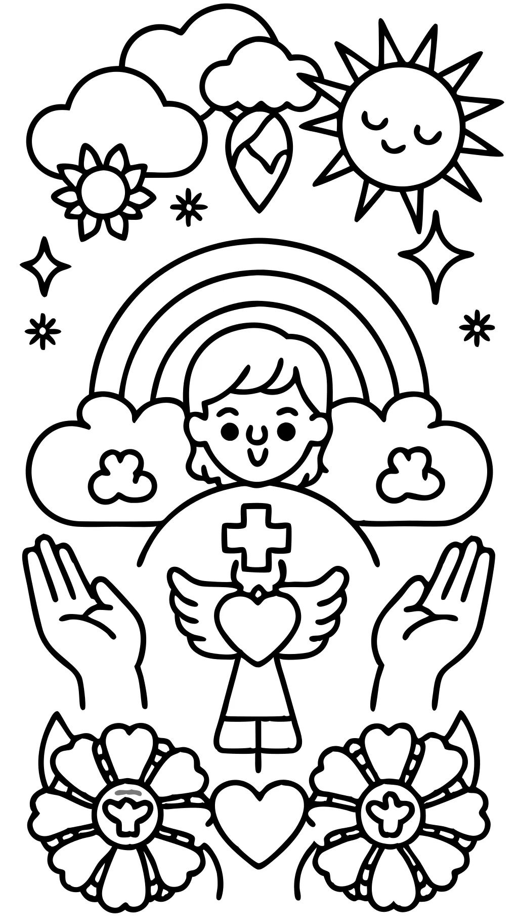 coloring pages about god’s love